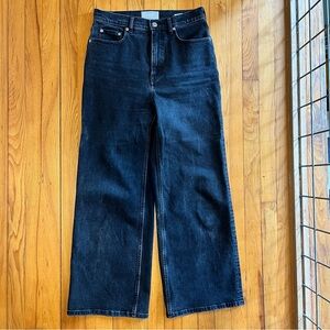 Everlane The Way High Sailor Faded Black Denim Jeans